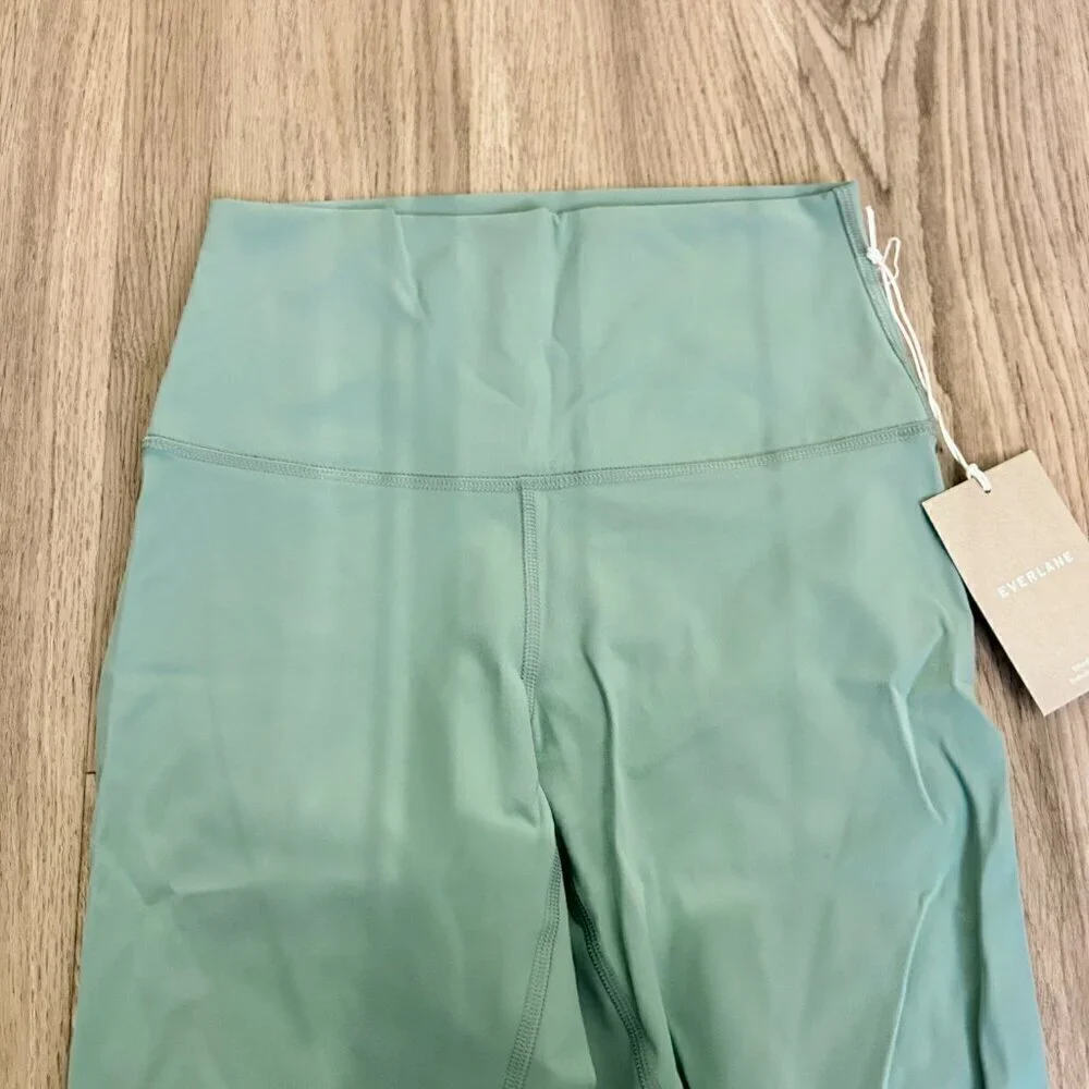Everlane The Perform 24/7 High Rise Ankle Athletic Leggings Soft Green XS NWT